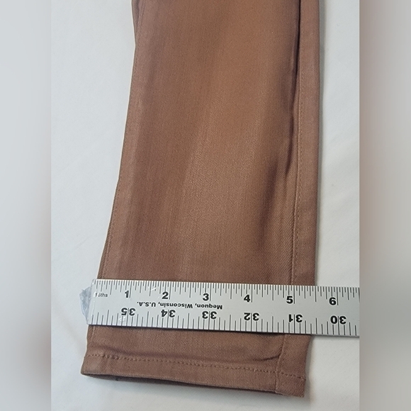 PISTOLA ALINE High Rise Skinny in Coated Cognac Pants/Jeans size 30-in - Picture 10 of 12